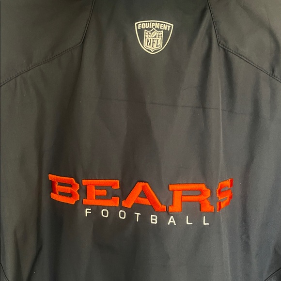 NWT NFL Chicago Bears Full Zip Reebok ONField Hooded Jacket- Large - Picture 3 of 7